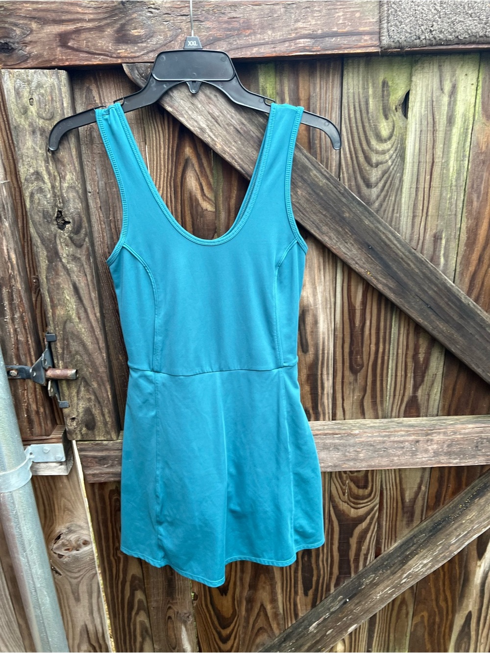 👗Xersion Teal Scoop-Neck Tank Top skort Dress for tennis/pickleball